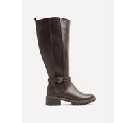Linzi Women's Gilded Brown Faux Leather High Leg Boot | Size: 6-Standard Fit Linzi Brown 6-Standard Fit