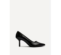 Linzi Women's Kat Black Faux Leather Court Heels | Size: 4-Standard Fit Linzi Black 4-Standard Fit