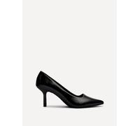 Linzi Women's Kat Black Faux Leather Court Heels | Size: 6-Standard Fit Linzi Black 6-Standard Fit