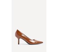 Linzi Women's Kat Caramel Patent Classic Court Heels in Tan | Size: 4-Standard Fit Linzi Tan 4-Standard Fit