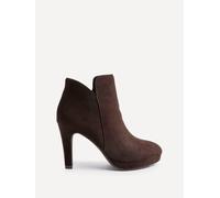 Linzi Women's Layara Brown Faux Suede Small Platform Ankle Boot | Size: 7/Standard Fit