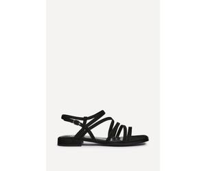 Linzi Women's Lucie Black Mini Block Heel Strappy Sandals | Size: 3-Standard Fit Linzi Black 3-Standard Fit