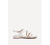 Linzi Women's Lucie White Faux Leather Strappy Sandals | Size: 4-Standard Fit Linzi White 4-Standard Fit
