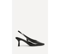 Linzi Women's Method Brown Square Toe Court Heels | Size: 4/Standard Fit
