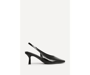 Linzi Women's Method Brown Square Toe Court Heels | Size: 6/Standard Fit