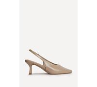 Linzi Women's Method Nude Square Toe Court Heels | Size: 8-Standard Fit Linzi Nude 8-Standard Fit