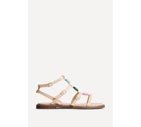 Linzi Women's Mimi Nude Gladiator Flat Sandals | Size: 8-Standard Fit Linzi Nude 8-Standard Fit
