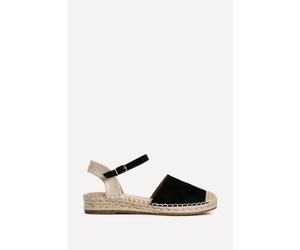 Linzi Women's Neroli Black Closed Toe Espadrille Sandals | Size: 6-Standard Fit Linzi Black 6-Standard Fit