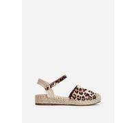 Linzi Women's Neroli Leopard Print Closed Toe Espadrille Flatform Sandal in Yellow | Size: 3-Standard Fit Linzi Yellow 3-Standard Fit