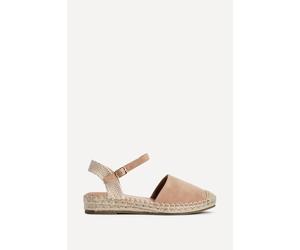 Linzi Women's Neroli Taupe Closed Toe Espadrille Sandals | Size: 7/Standard Fit
