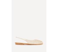 Linzi Women's Oceana Nude Glitter Jelly Sling Back Sandals | Size: 7-Standard Fit Linzi Nude 7-Standard Fit