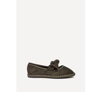 Linzi Women's Pout Khaki Faux Suede Mary Jane | Size: 5-Standard Fit Linzi Khaki 5-Standard Fit