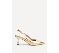 Linzi Women's Presley Gold Court Heels | Size: 7-Standard Fit Linzi Gold 7-Standard Fit