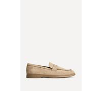 Linzi Women's Request Wide Fit Beige Classic Loafer | Size: 4/Wide Fit