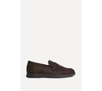 Linzi Women's Review Brown Faux Suede Classic Loafer | Size: 4/Standard Fit