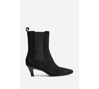Linzi Women's Ritual Black Faux Suede Kitten Heel Chelsea Boot | Size: 4/Standard Fit