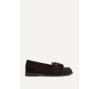 Linzi Women's Rosemary Brown Faux Suede Loafers | Size: 3/Standard Fit