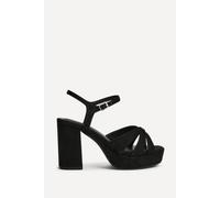 Linzi Women's Selene Wide Fit Black Platform Heels | Size: 5/Wide Fit