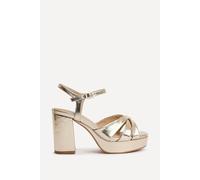 Linzi Women's Selene Wide Fit Gold Platform Heels | Size: 7-Wide Fit Linzi Gold 7-Wide Fit