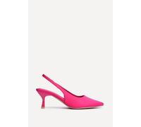 Linzi Women's Tavia Fuchsia Scuba Slingback Court Heels | Size: 5-Standard Fit Linzi Fuchsia 5-Standard Fit