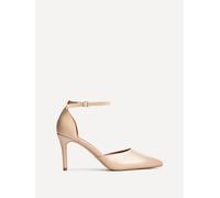 Linzi Women's Thea Camel Faux Leather Classic Stiletto Court Heel in Nude | Size: 6-Standard Fit Linzi Nude 6-Standard Fit