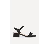 Linzi Women's Tillie Black Faux Suede Low Blook Heel | Size: 6-Standard Fit Linzi Black 6-Standard Fit