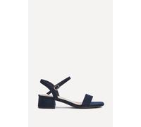 Linzi Women's Tillie Navy Faux Suede Low Blook Heel | Size: 7-Standard Fit Linzi Navy 7-Standard Fit