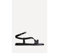 Linzi Women's Valor Black Strappy Flat Sandals | Size: 3-Standard Fit Linzi Black 3-Standard Fit