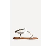 Linzi Women's Valor Gold Strappy Flat Sandals | Size: 8-Standard Fit Linzi Gold 8-Standard Fit