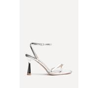 Linzi Women's Verve Silver Crossover Stiletto Heel | Size: 5-Standard Fit Linzi Silver 5-Standard Fit