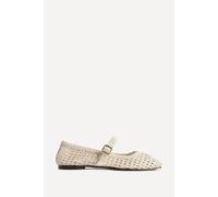 Linzi Women's Vienna Ivory Mary Jane Flats | Size: 4-Standard Fit Linzi Ivory 4-Standard Fit