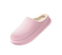 LinZong World's Coziest Winter Slippers,Plush Non-slip Slippers,Winter Warm Cozy House Slippers for Woman and Man (Pink, Adult, Women, 4.5, Numeric Range, UK Footwear Size System, 5, Medium)