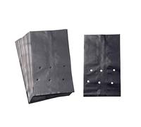 Lioaeust 100Pcs Garden Seed Starters Pouch, Thicken Nursery Bags Plant Grow Bags Pots Flower Planting Bags for Grow, Flower, Tree, Vegetable(A)