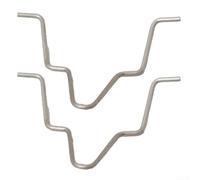 Lioaeust 2Pcs Headlight Bulb Cover Spring Clip Metal Retaining Bracket Replacement Part for BMW 3 Series for E90 for E91 LCI Sedan and Touring Models