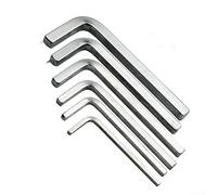 Lioaeust L Shape Square Head Wrench Kit,6PCS Square Key 4 Point Wrench Screwdriver Set 3-8mm Replacement for Various Square Screw Sizes