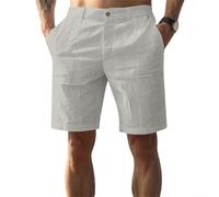 Lioaeust Mens Swim Trunks Quick Dry 2 in 1 Bathing Suit with Zipper Pockets Elastic Waistband for Surfing Beach Summer Holiday S-XXXL