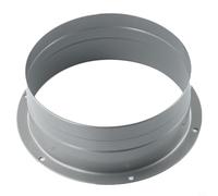 Lioaeust Metal Duct Connector Flange, 120mm, Universal Ventilation Fitting, High Temp Resistant, Indoor/Outdoor Use, Easy Install