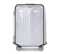 Lioaeust Suitcase Luggage Cover, Transparent PVC Luggage Protector Waterproof Scratch-proof Protective Luggage Trolley Case Cover, 28 inches