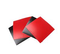 Lioaeust Table Tennis Rubber Protector, Table Tennis Rubber Hard Sponge Ping Pong Rubber Fast Attack Pingpong Rubber Red/black