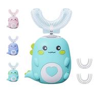 Liocwocne Beam Smile One Toothbrush, 360 U Shaped Toothbrush with Blue Light Whitening, Portable Beamsmile One For Both Adults and Children, Deep & Fast Cleaning, Freeing Up Your Hands(6-12age C)