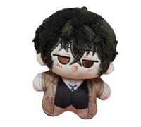 LIOEUE Bungo Stray Dogs Osamu Dazai 10cm Mini Plush Toy | Kawaii Anime Stuffed Doll, Bag Pendant Keychain Gift for Fans