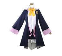 LIOEUE Elaina The Wandering Witch Ashen Witch Cosplay Full Set | Anime Fancy Dress Outfit with Hat for Women Teen Girls Halloween Comic Con-clothes hat||XL