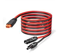 LIOFYN Solar Connector Cable 12AWG 25FT Solar Panel to XT60i Charging Cable for RV Portable Power Station