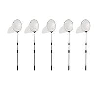 Lioggyet 5X Bug Net Butterfly Catching Net Fish Nylon Net with Telescopic Handle for Adults,Extendible From 37 Inch to 68 Inch