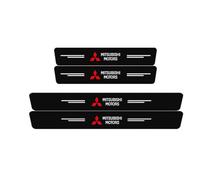 lioidres 4Pcs Car Door Sill Protectors for Mitsubishi L200 2006-2015//Mitsubishi (L200) (Double Cab) 2006-2015 Car kick Plate Styling Sticker Automobile Welcome Pedal Decor Accessories