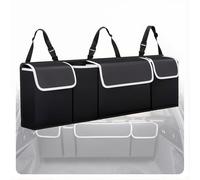 lioidres Car Boot Organiser for Peugeot 308 III Active Pack/Allure/Allure Pack/308 GT 2021-2024 2025 Collapsible Multi Compartment Trunk Organiser Seat Back Hanging Organisers Trunk Accessories