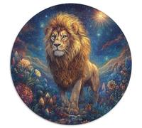 Lion 1000 Piece Jigsaw Puzzle For Adults Educational Games Stress Relief Puzzle Cultivate The Spirit of Teamwork for Men, Women, Elders, Seniors 1000pcs (67.5x67.5cm)