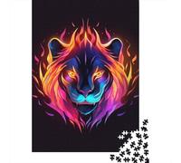 Lion 1000 Piece Jigsaw Puzzle for Adults-Puzzles Teenagers Paper Puzzles- Relax Puzzles Games-Brain Teaser Puzzle 1000pcs (38x26cm)