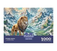 Lion -1000 Piece Jigsaw Puzzle - Wildlife Puzzle - Sustainable Jigsaw Puzzle for Adults - Premium 100% Recycled Board - Great Gift for Adults 70x50cm/1000pcs
