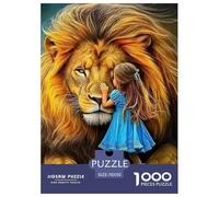 Lion 1000 Piece Jigsaw Puzzles for Adults Challenging Game Home Decors Creativity & Gift Giving 70x50cm/1000pcs